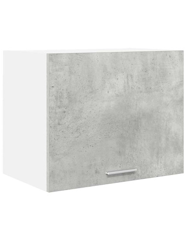 Armadio pensile con porta Riga 2 pcs Grigio Cemento e Bianco