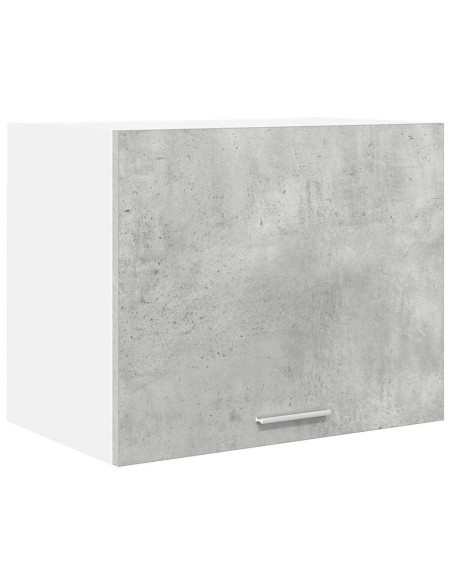 Armadio pensile con porta Riga 2 pcs Grigio Cemento e Bianco