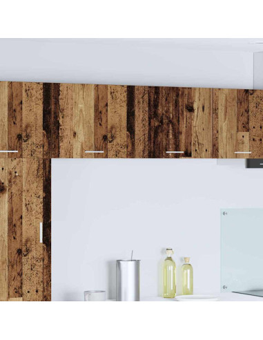 Armadio pensile Riga Rovere Affumicato e Bianco 50 x 31 x 40 cm