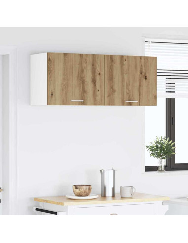 Armadio pensile Rovere Artigiano e Bianco 50 x 31 x 40 cm
