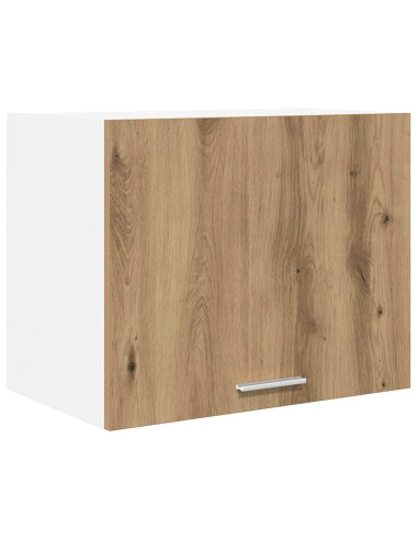 Armadio pensile con porta Riga 2 pcs Rovere Artigiano e Bianco