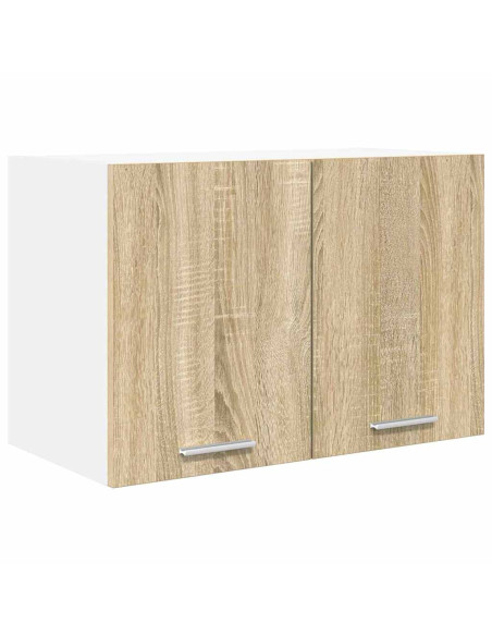 Armadio pensile con porta Riga 2 pcs Quercia Sonoma e Bianca