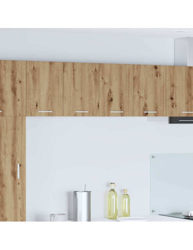 Armadio pensile Riga Rovere Artigiano e Bianco 60 x 31 x 40 cm