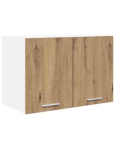 Armadio pensile con porta Riga 2 pcs Rovere Artigiano e Bianco