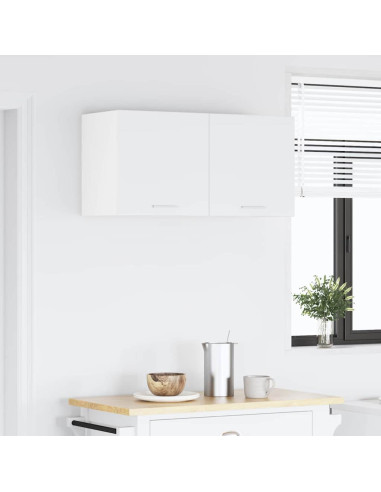 Armadio pensile Riga Bianco 80 x 31 x 40 cm Legno multistrato