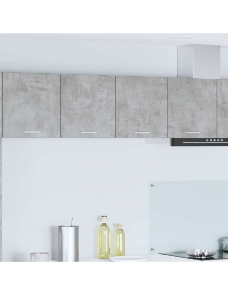 Armadio pensile con porta Riga Grigio cemento 80 x 31 x 40 cm