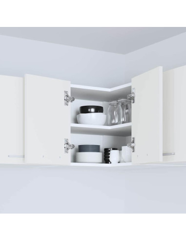 Armadio pensile Riga Bianco 57 x 57 x 40 cm Legno multistrato