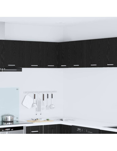 Armadio pensile Riga Rovere Affumicato e Bianco 57 x 57 x 40 cm