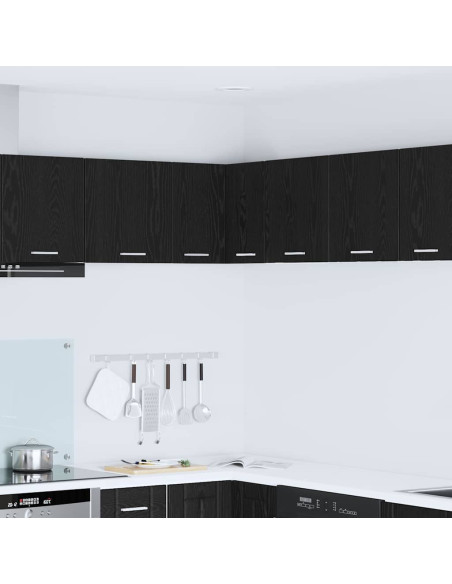 Armadio pensile Riga Rovere Affumicato e Bianco 57 x 57 x 40 cm