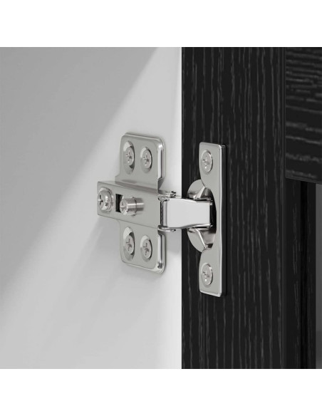 Armadio pensile con porta Riga Rovere Nero 40 x 31 x 40 cm