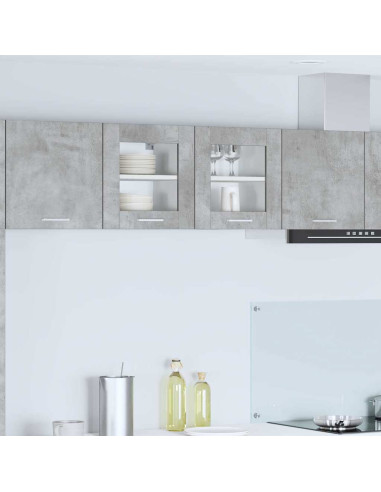 Armadio pensile con porta Riga Grigio cemento 40 x 31 x 40 cm