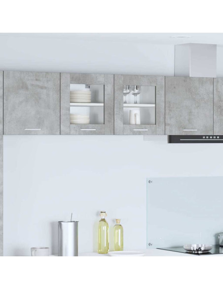 Armadio pensile con porta Riga Grigio cemento 40 x 31 x 40 cm