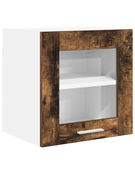 Armadio pensile Riga 2 pcs Rovere fumé 40 x 31 x 40 cm