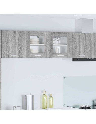 Armadio pensile con porta Riga Grigio Sonoma 40 x 31 x 40 cm