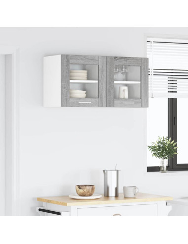 Armadio pensile Riga 2 pcs Grigio Sonoma 40 x 31 x 40 cm