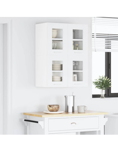 Armadio pensile Riga Bianco 60 x 31 x 40 cm Legno multistrato