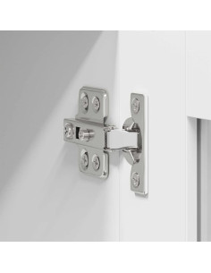 Armadio pensile con porta Riga 2 pcs Bianco 60 x 31 x 40 cm 2