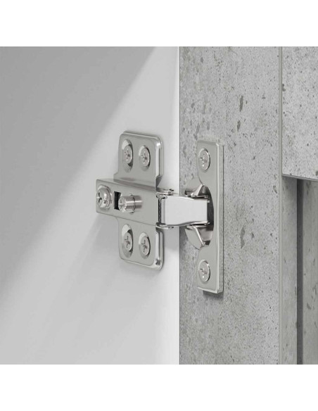 Armadio pensile con porta Riga Grigio cemento 60 x 31 x 40 cm