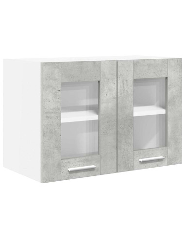 Armadio pensile Riga 2 pcs Grigio cemento 60 x 31 x 40 cm