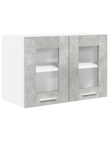 Armadio pensile Riga 2 pcs Grigio cemento 60 x 31 x 40 cm