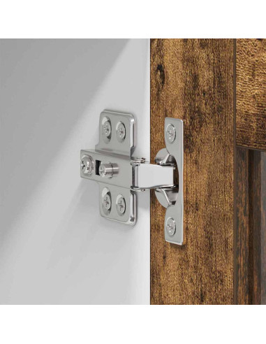 Armadio pensile con porta Riga Rovere fumé 60 x 31 x 40 cm