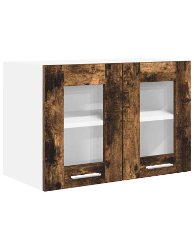 Armadio pensile Riga 2 pcs Rovere fumé 60 x 31 x 40 cm