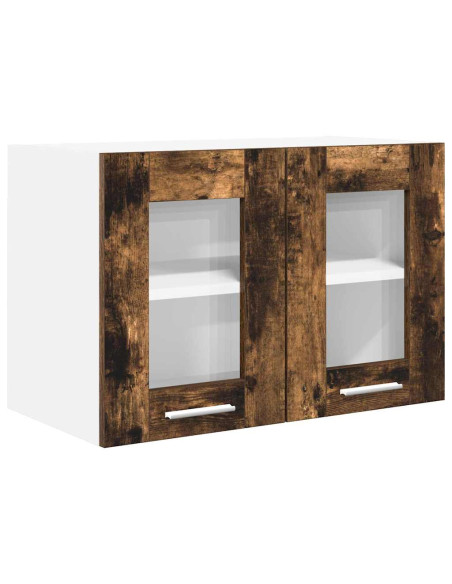 Armadio pensile Riga 2 pcs Rovere fumé 60 x 31 x 40 cm