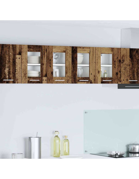 Armadio pensile Riga 2 pcs Legno vecchio 60 x 31 x 40 cm