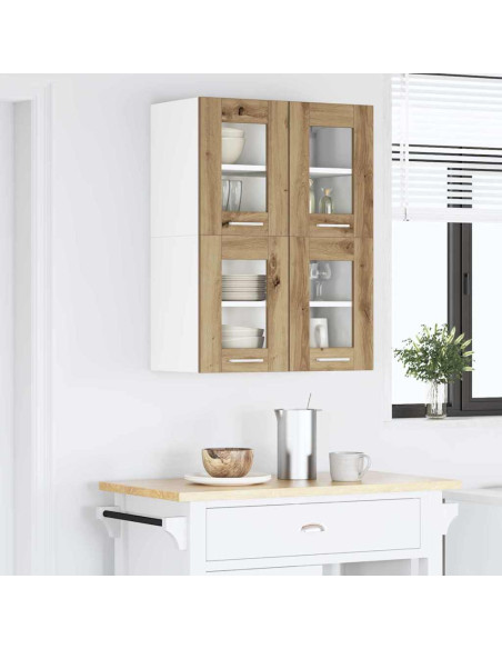 Armadio pensile Riga Rovere artigianale 60 x 31 x 40 cm