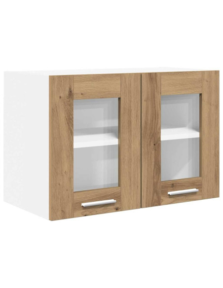 Armadio pensile Riga 2 pcs Rovere artigianale 60 x 31 x 40 cm