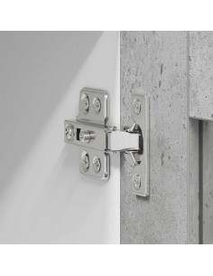 Armadio pensile Riga Grigio Cemento e Bianco 80 x 31 x 40 cm 2