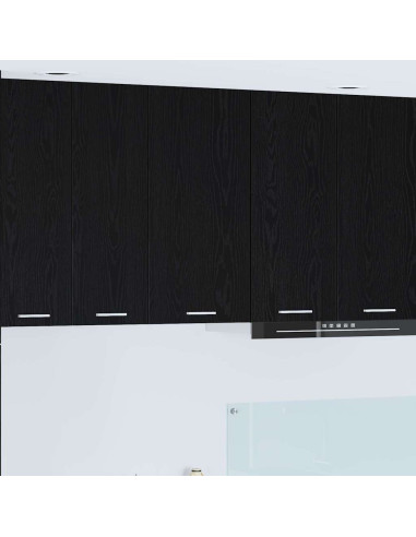 Armadio pensile Riga Rovere Affumicato e Bianco 40 x 31 x 80 cm