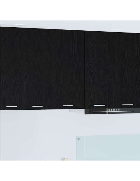 Armadio pensile Riga Rovere Affumicato e Bianco 40 x 31 x 80 cm