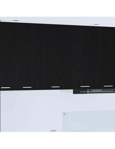 Armadio pensile Riga Rovere Affumicato e Bianco 50 x 31 x 80 cm