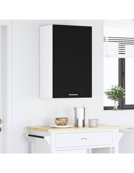 Armadio pensile Riga Rovere Affumicato e Bianco 50 x 31 x 80 cm