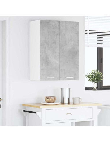 Armadio pensile con porta Riga Grigio cemento 60 x 31 x 80 cm