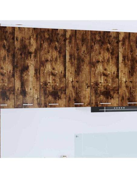 Armadio pensile con porta Riga Rovere fumé 60 x 31 x 80 cm