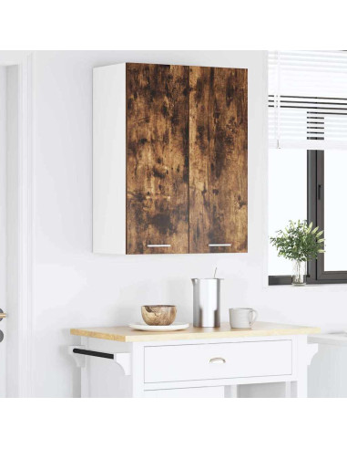 Armadio pensile con porta Riga Rovere fumé 60 x 31 x 80 cm