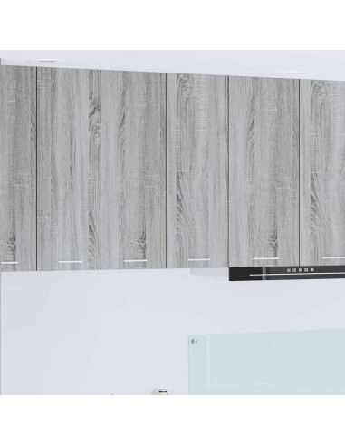 Armadio pensile con porta Riga Grigio Sonoma 60 x 31 x 80 cm