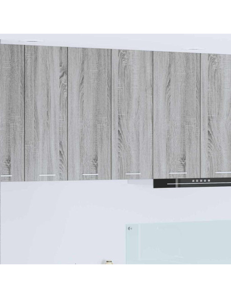 Armadio pensile con porta Riga Grigio Sonoma 60 x 31 x 80 cm