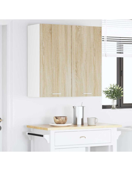 Armadio pensile con porta Riga Rovere Sonoma 80 x 31 x 80 cm