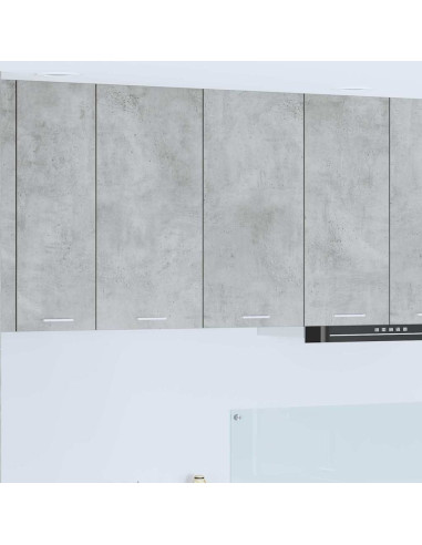 Armadio pensile con porta Riga Grigio cemento 80 x 31 x 80 cm