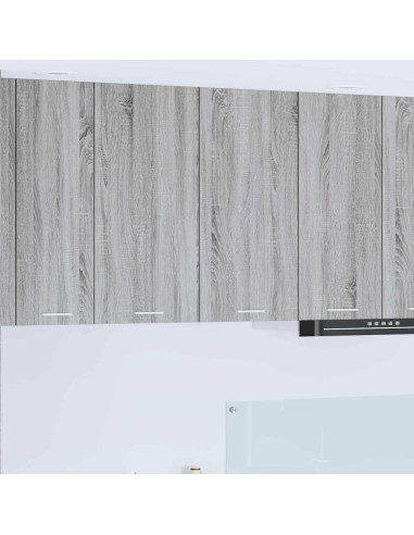 Armadio pensile con porta Riga Grigio Sonoma 80 x 31 x 80 cm