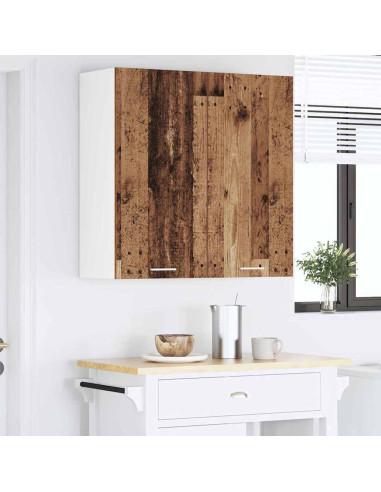 Armadio pensile con porta Riga Legno vecchio 80 x 31 x 80 cm