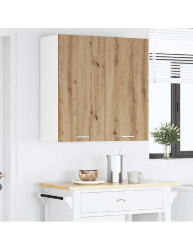 Armadio pensile Riga Rovere artigianale 80 x 31 x 80 cm