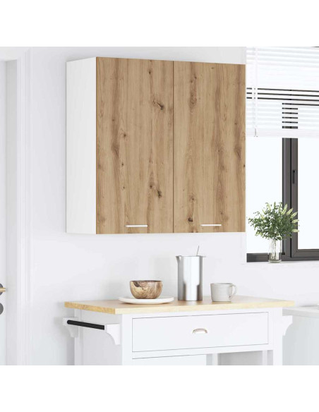 Armadio pensile Riga Rovere artigianale 80 x 31 x 80 cm