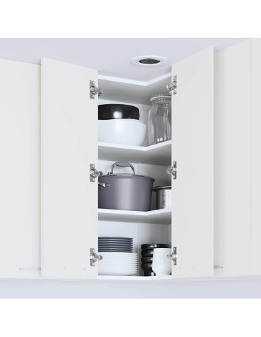 Armadio pensile Riga Bianco 57 x 57 x 80 cm Legno multistrato