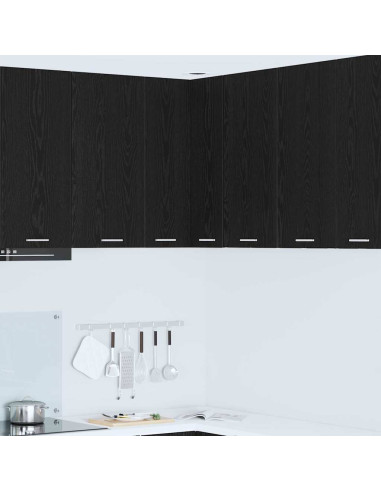 Armadio pensile Riga Rovere Affumicato e Bianco 57 x 57 x 80 cm