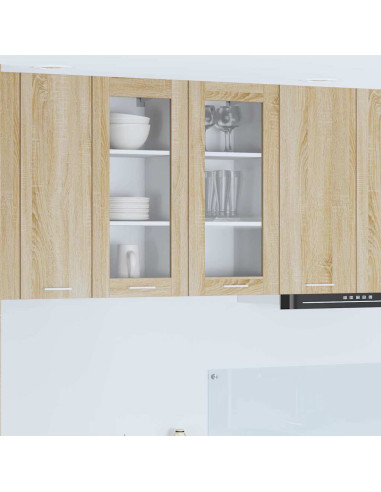 Armadio pensile con porta Riga Rovere Sonoma 40 x 31 x 80 cm