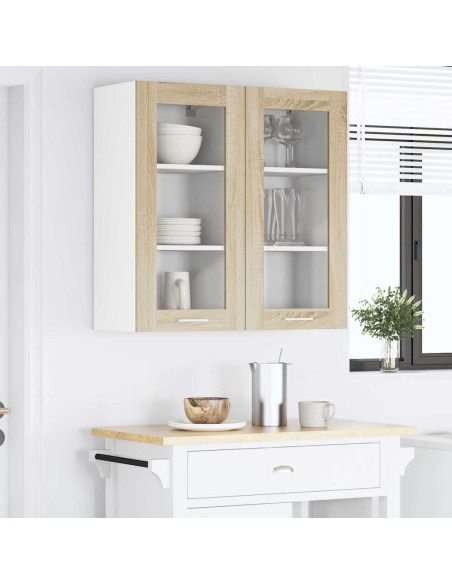 Armadio pensile con porta Riga Rovere Sonoma 40 x 31 x 80 cm